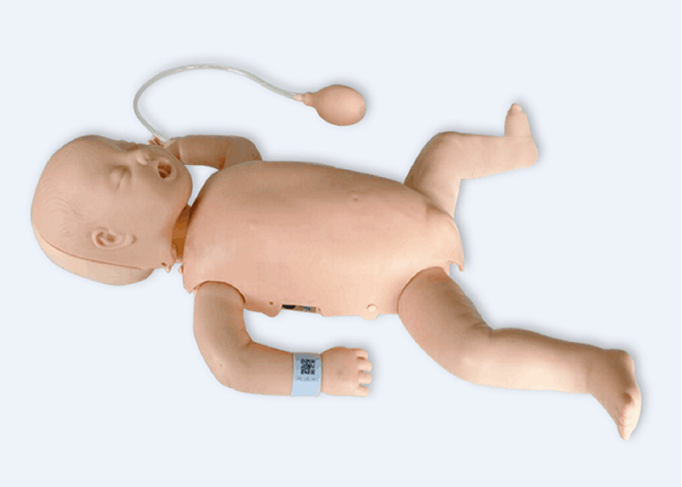 تدريب المدرسة الصغيرة للأطفال الرضع CPR مانيكينز مع الهواتف الذكية